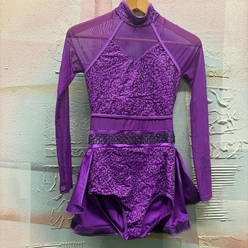 Weissman Showtime 13342 Too Cool Purple Girl Power Dance Costume Jazz Tap Acro